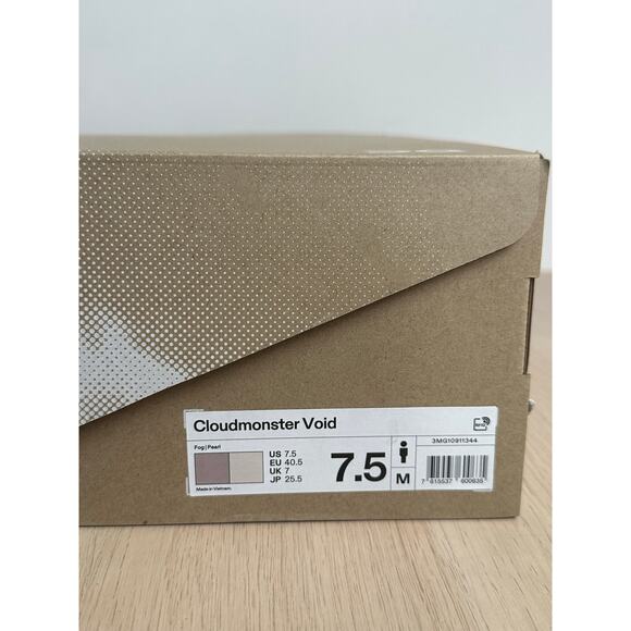 On Cloudmonster Void Sneaker in Fog Pearl Size 7.5M - New main image 6